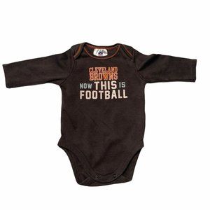 Cleveland Browns Baby One Piece Size 3-6 Months